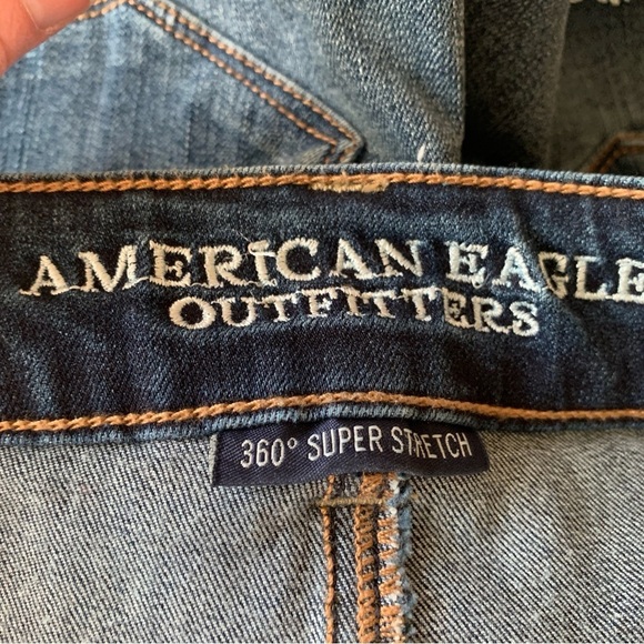 American Eagle Denim Shortie Cutoff Jean Shorts - Picture 5 of 6